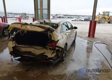 2022 Hyundai Elantra N Line z USA, uszkodzony, nr VIN KMHLR4AF2NU359133